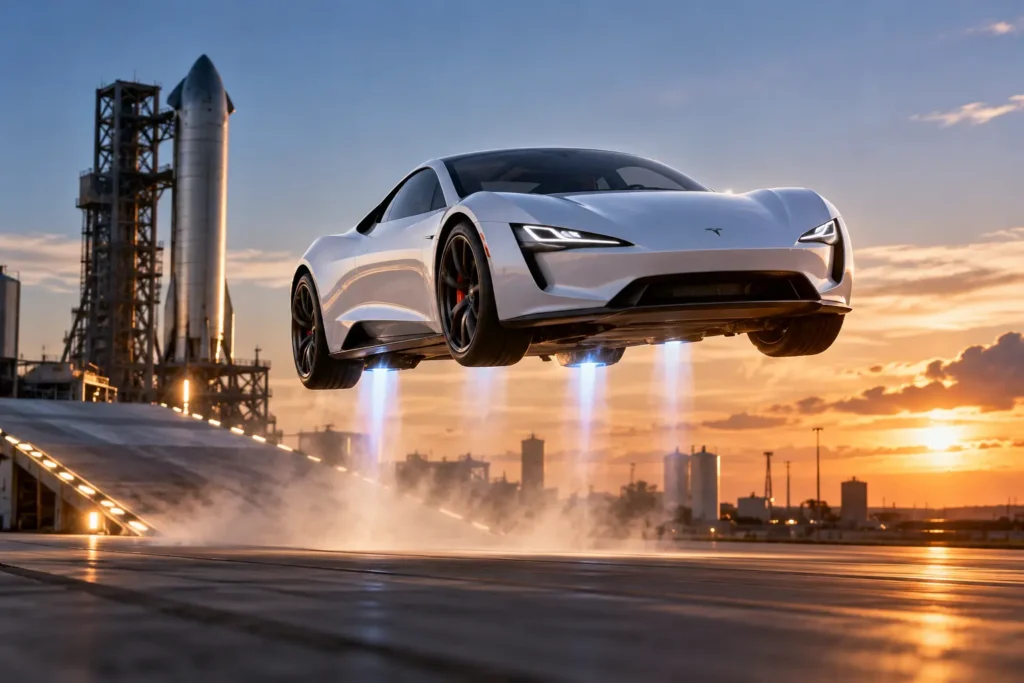 Илон Мъск представи летяща Tesla