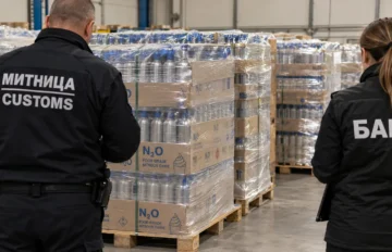 Близо 39 тона райски газ спрени от продажба в София след мащабна проверка