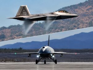 F-22 Raptor вече командва бойни дронове във въздуха: пилотът казва „какво“, изкуственият интелект решава „как“